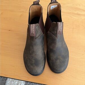 Blundstone worn 1x Brown Leather Ankle Chelsea Boots